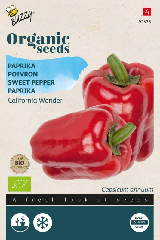 Bio-Paprika (California Wonder) 