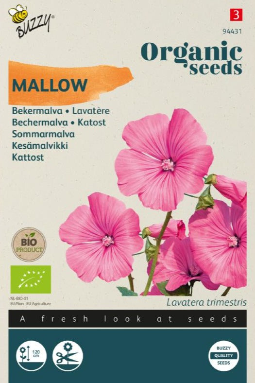 Organic Lavatera Cup Mallow